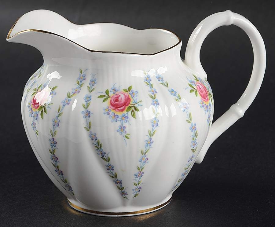 Minuet (Pink & Blue) Creamer by Royal Albert-1