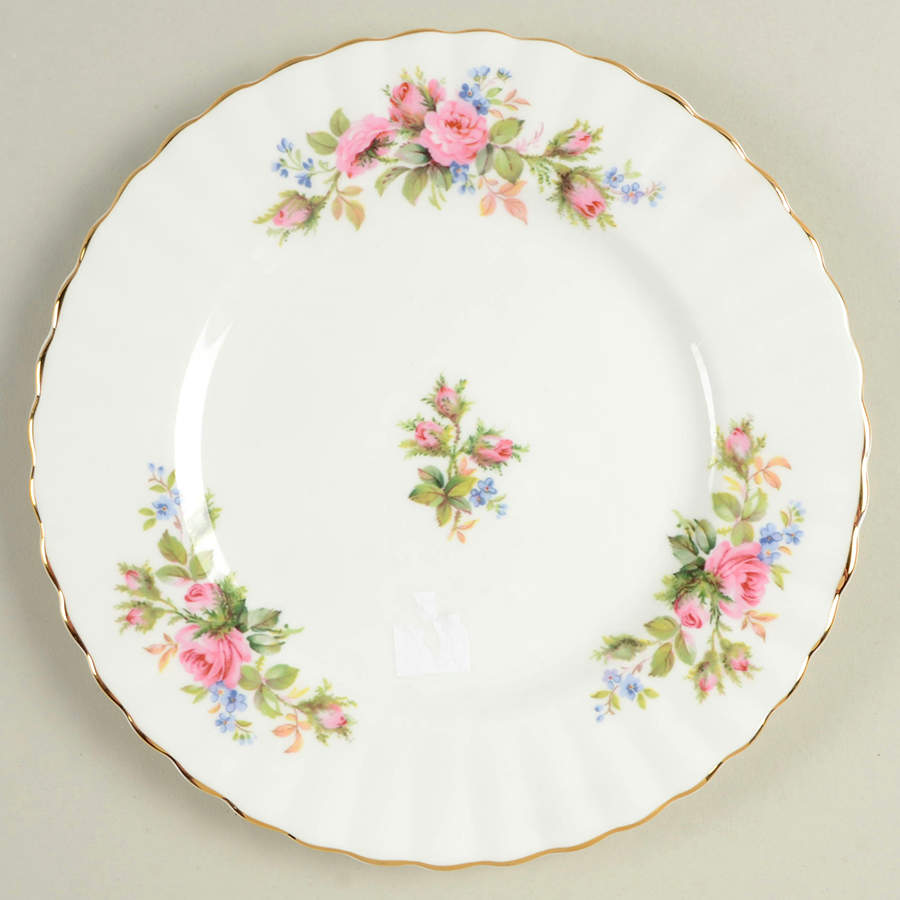 Moss Rose (Montrose Shape) Dessert/Pie Plate by Royal Albert-1
