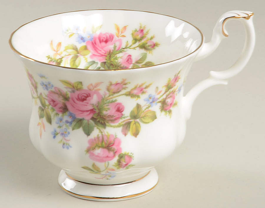 Moss Rose (Montrose Shape) Footed Cup by Royal Albert-1