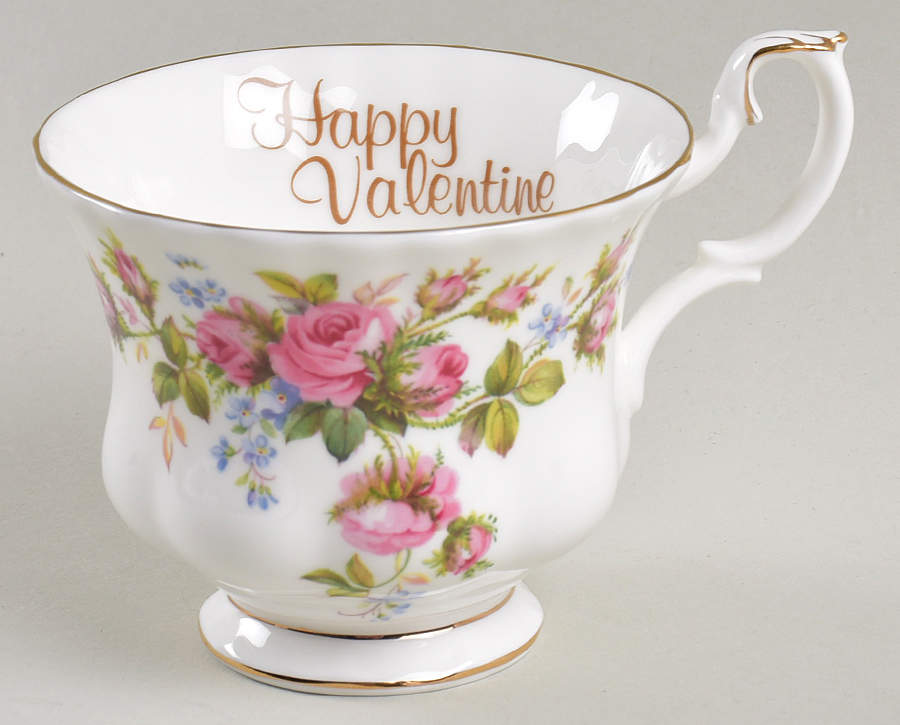 Moss Rose (Montrose Shape) Footed Cup by Royal Albert-1
