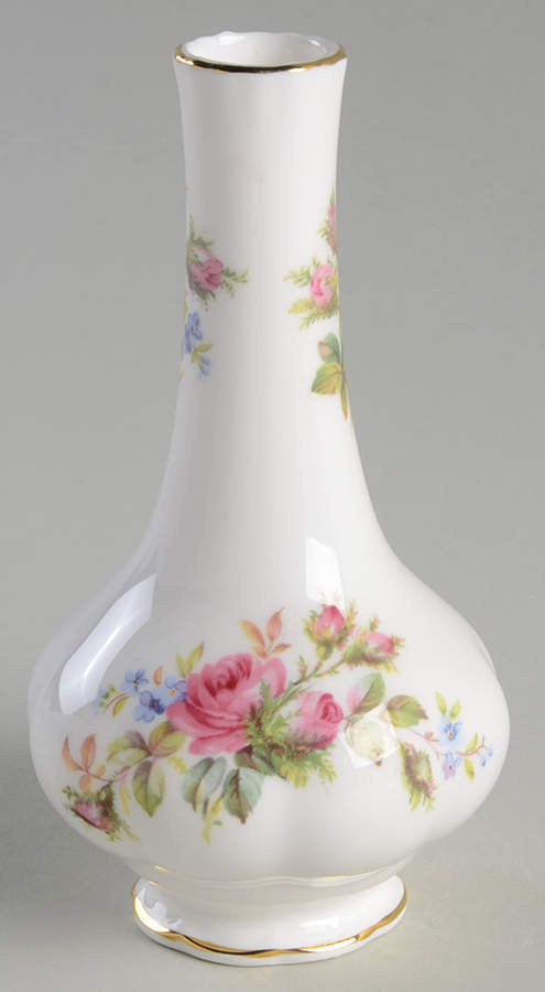 Moss Rose (Montrose Shape) 5" Bud Vase by Royal Albert-1