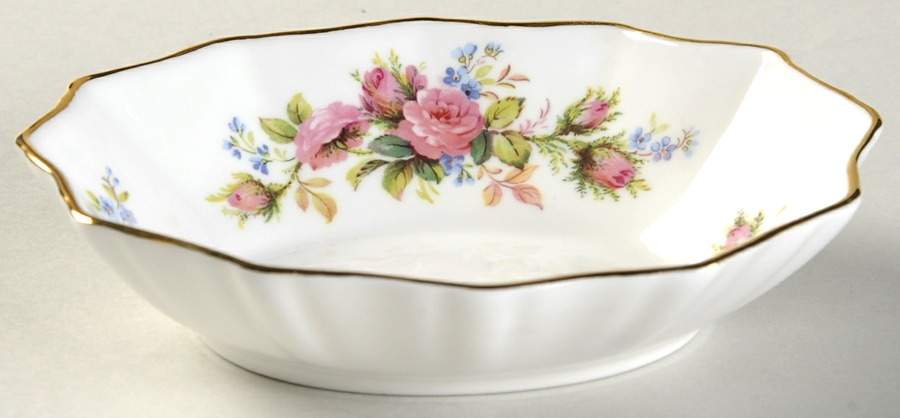 Moss Rose (Montrose Shape) 5" Oval Sweet Meat Dish by Royal Albert-1
