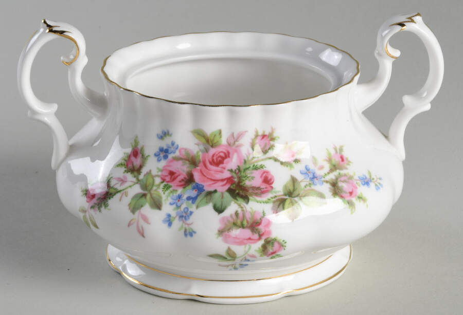 Moss Rose (Montrose Shape) Sugar Bowl No Lid by Royal Albert-1