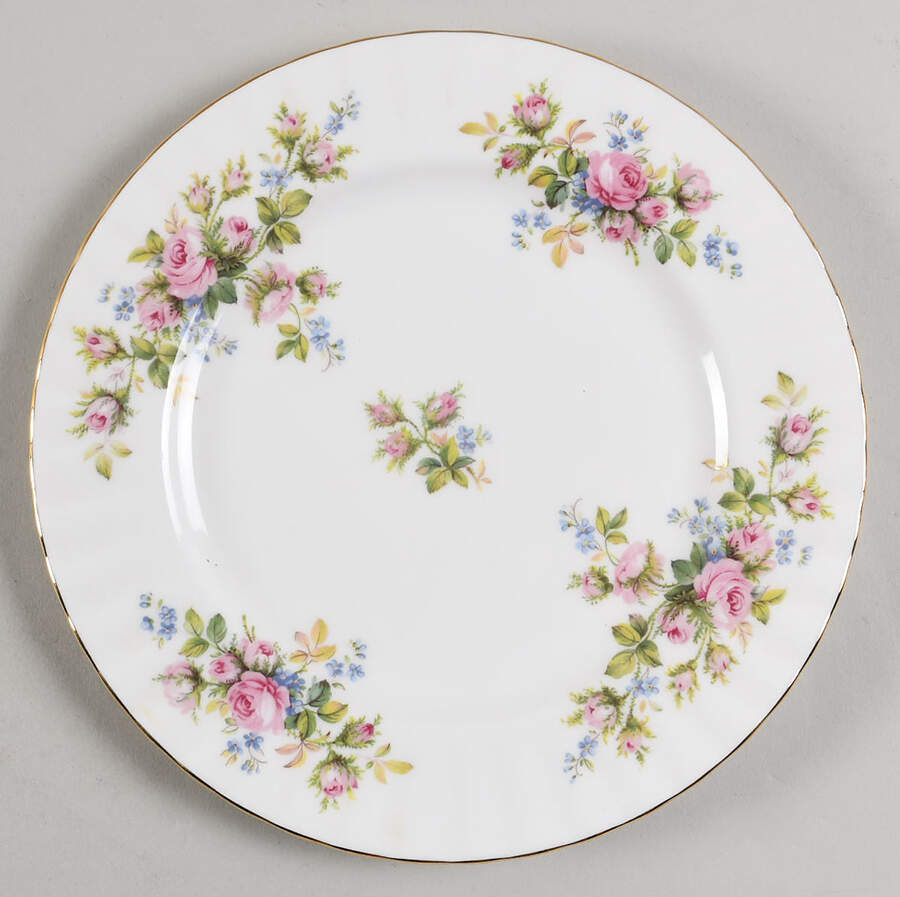 Moss Rose (Montrose Shape) Salad Plate by Royal Albert-1