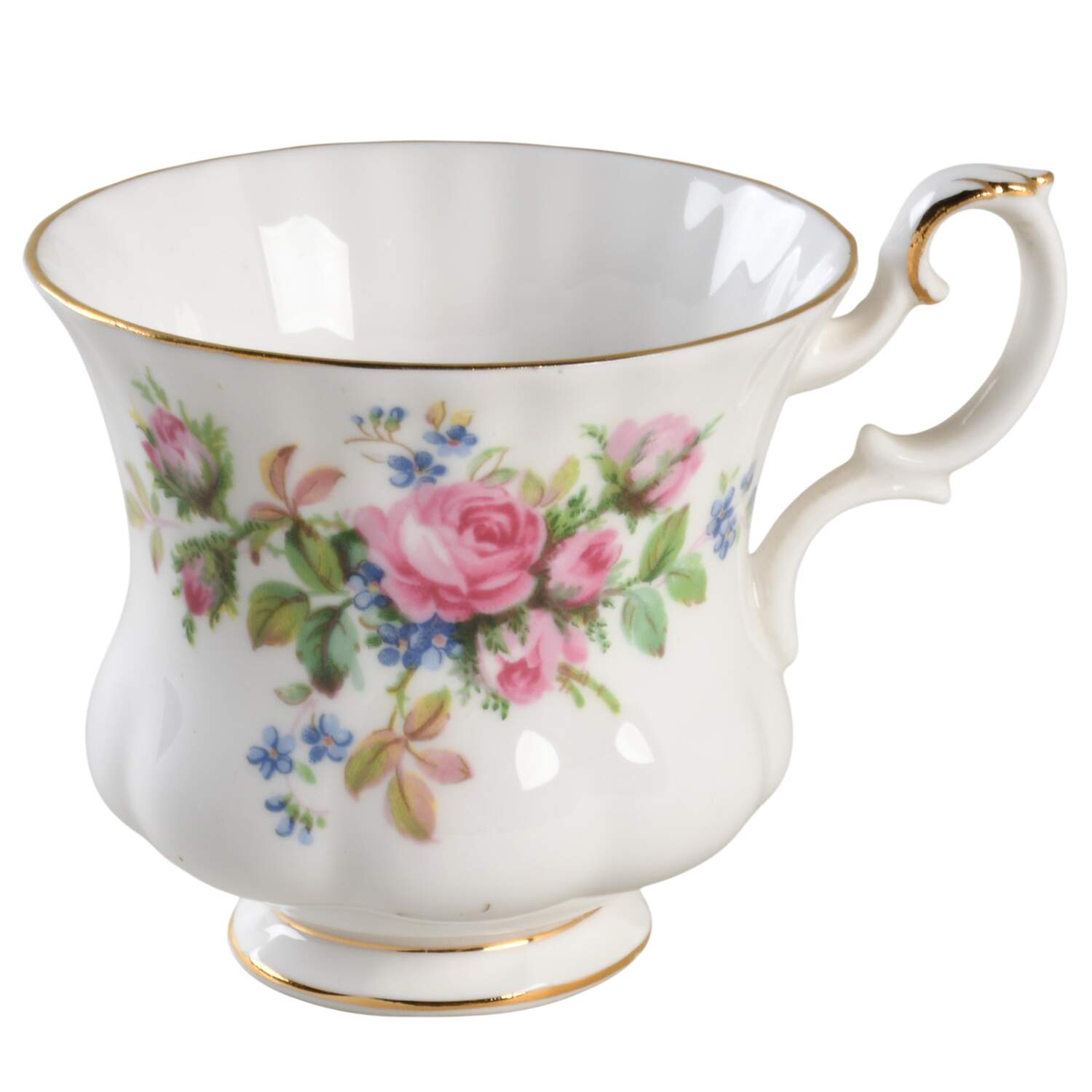 Moss Rose (Montrose Shape) Footed Demitasse Cup by Royal Albert-1