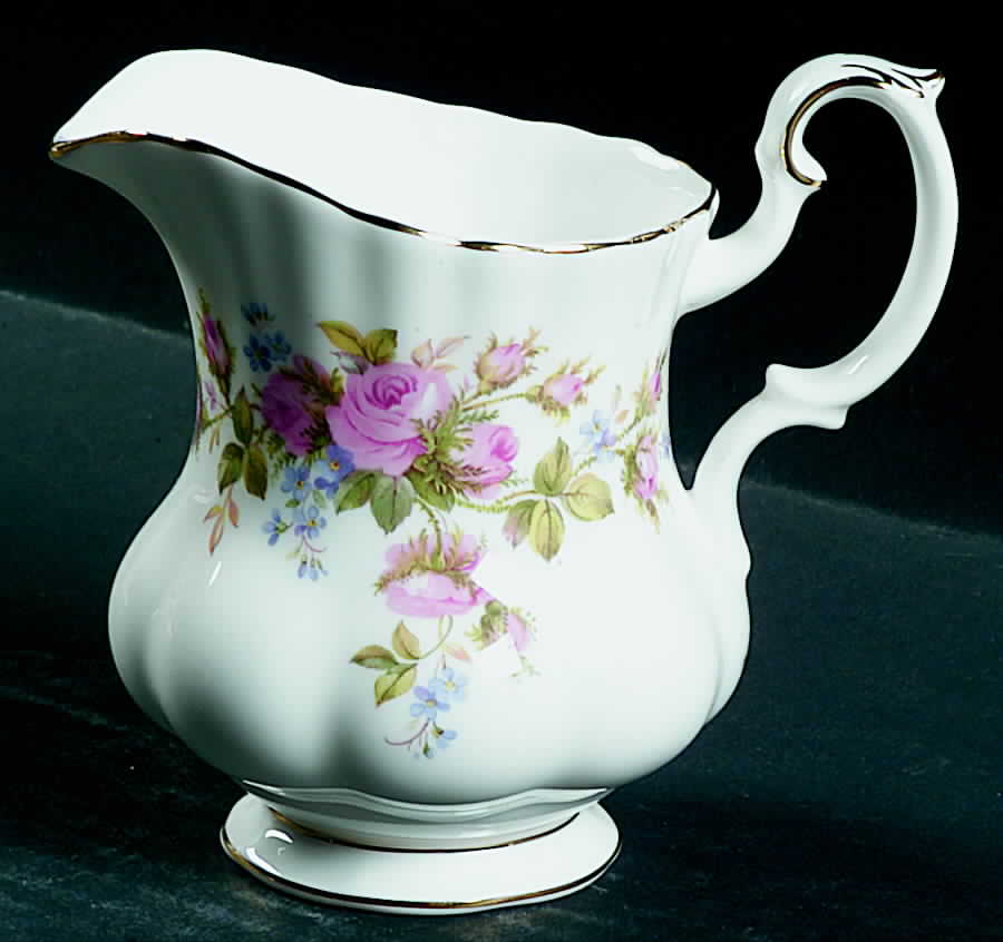 Moss Rose (Montrose Shape) Creamer by Royal Albert-1