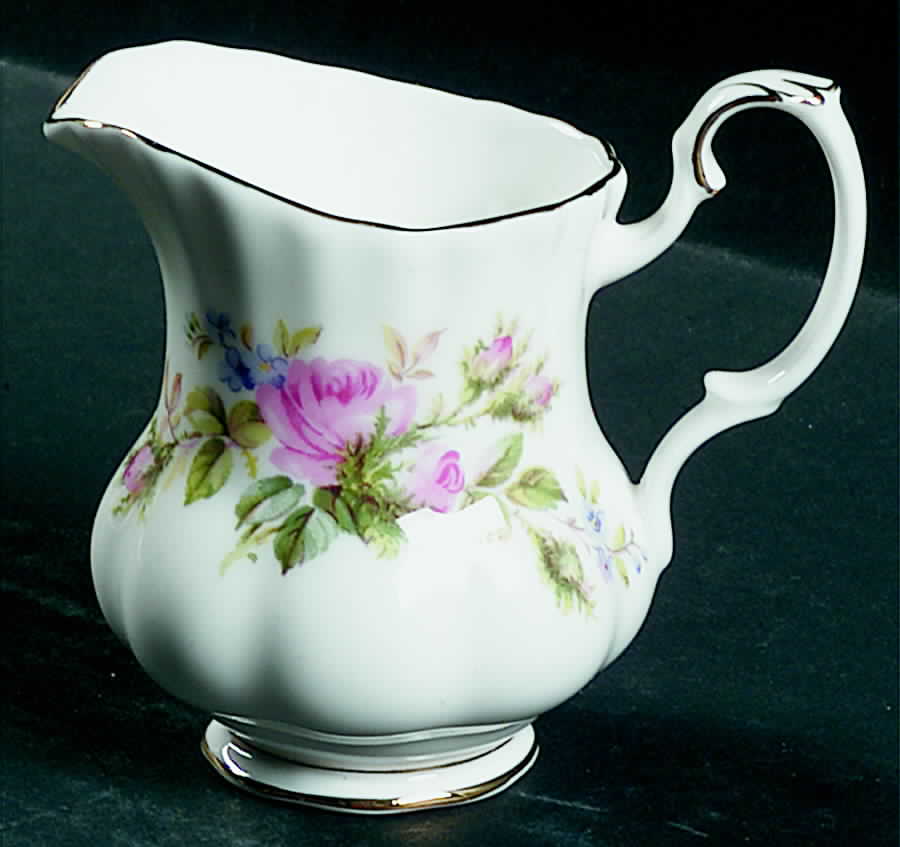 Moss Rose (Montrose Shape) Individual Creamer by Royal Albert-1
