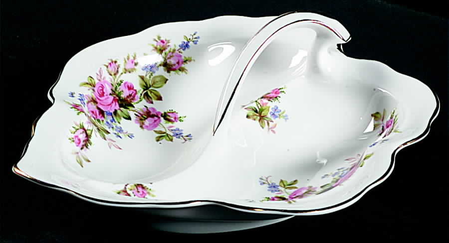 Moss Rose (Montrose Shape) 2-Part Relish by Royal Albert-1