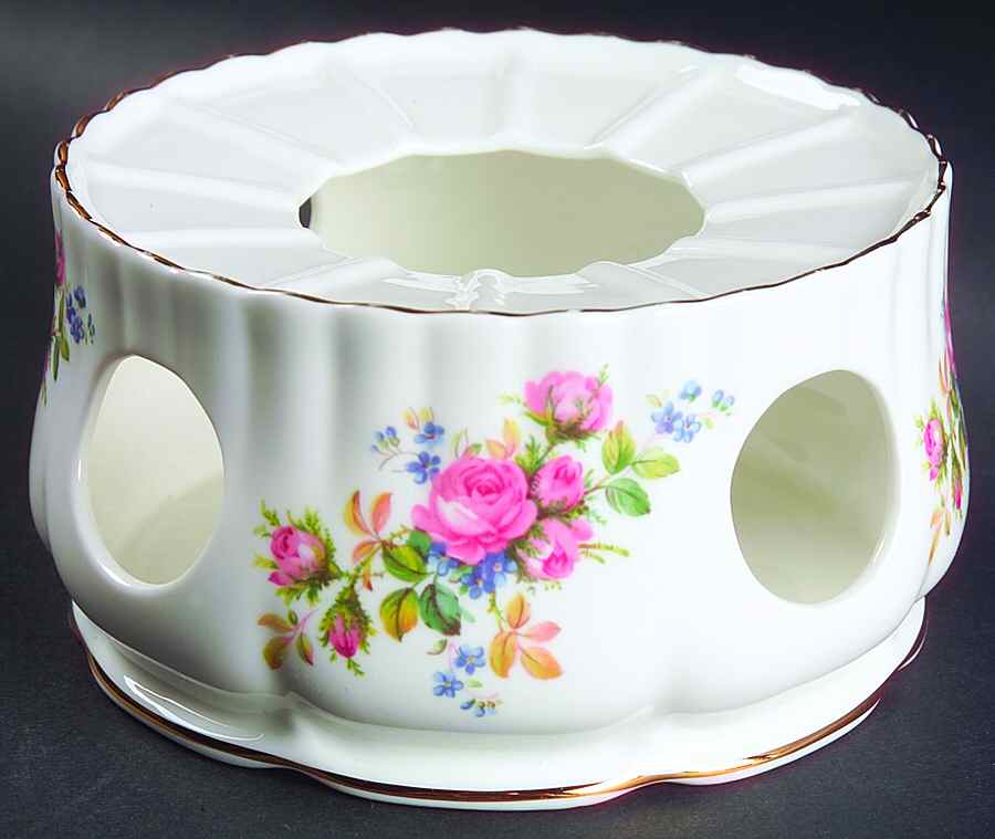Moss Rose (Montrose Shape) Warmer Stand  (For Tea Pot) by Royal Albert-1