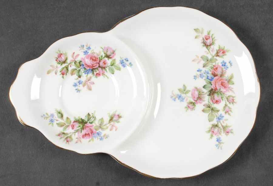Moss Rose (Montrose Shape) Plate for Dessert Plate & Cup Set by Royal Albert-1