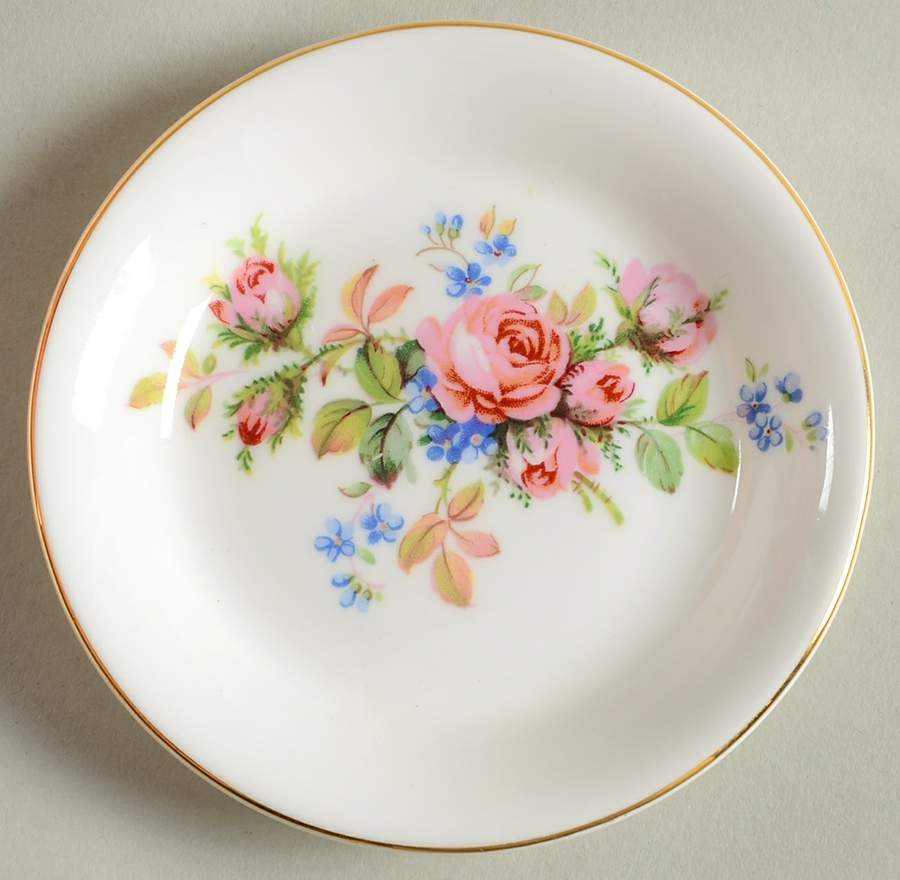 Moss Rose (Montrose Shape) Tea Bag Holder by Royal Albert-1