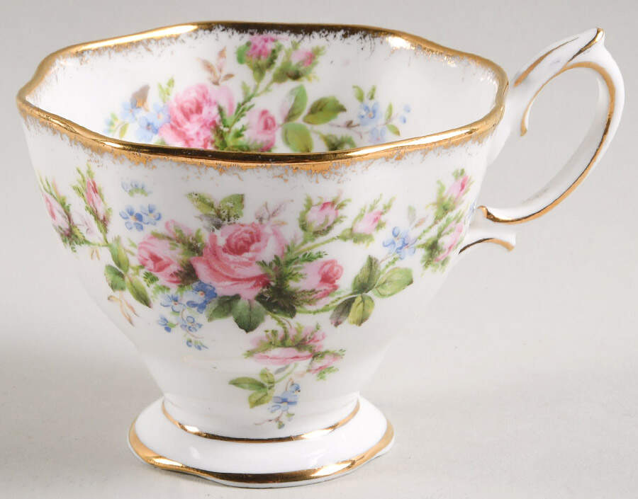 Moss Rose (Hampton, Older) Footed Cup by Royal Albert-1
