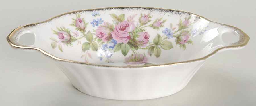 Moss Rose (Hampton, Older) Oval Sweet Meat Dish by Royal Albert-1