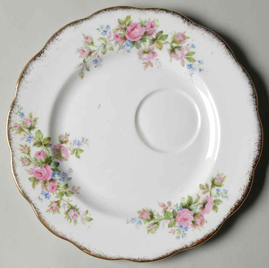 Moss Rose (Hampton, Older) Snack Plate by Royal Albert-1