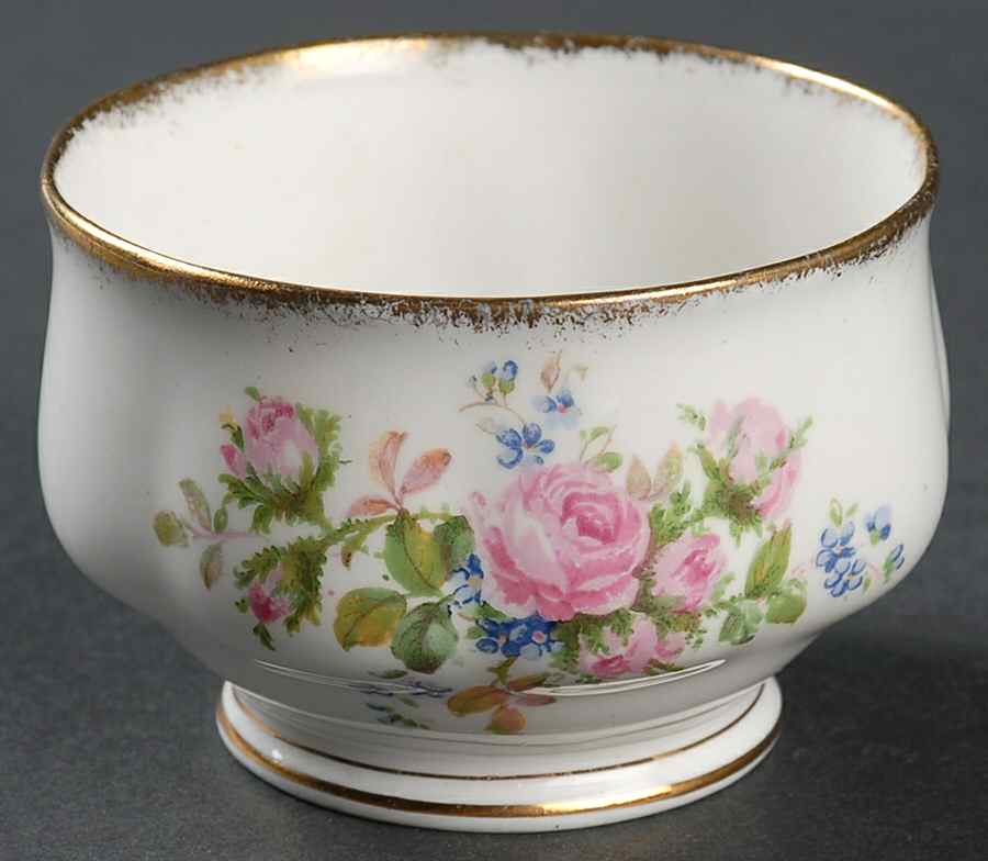 Moss Rose (Hampton, Older) Mini Open Sugar Bowl by Royal Albert-1