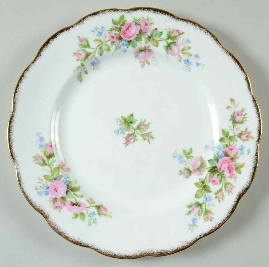 Moss Rose (Hampton, Older) Salad Plate by Royal Albert-1