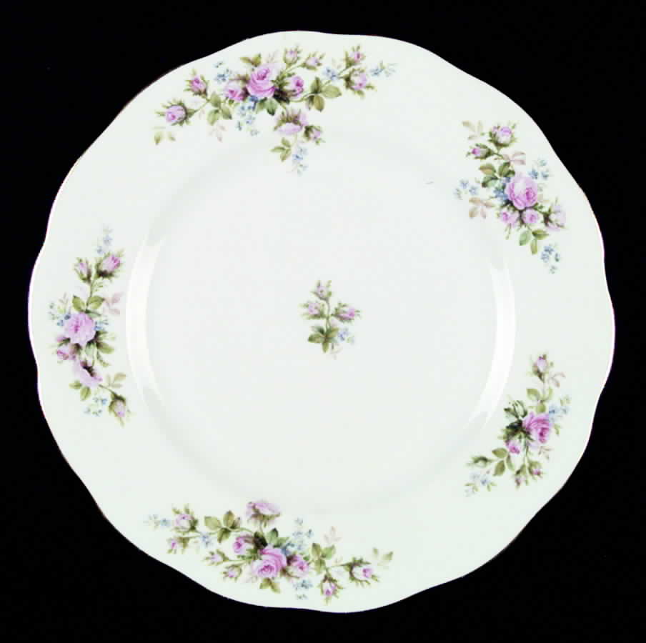 Moss Rose (Hampton, New) Dinner Plate by Royal Albert-1