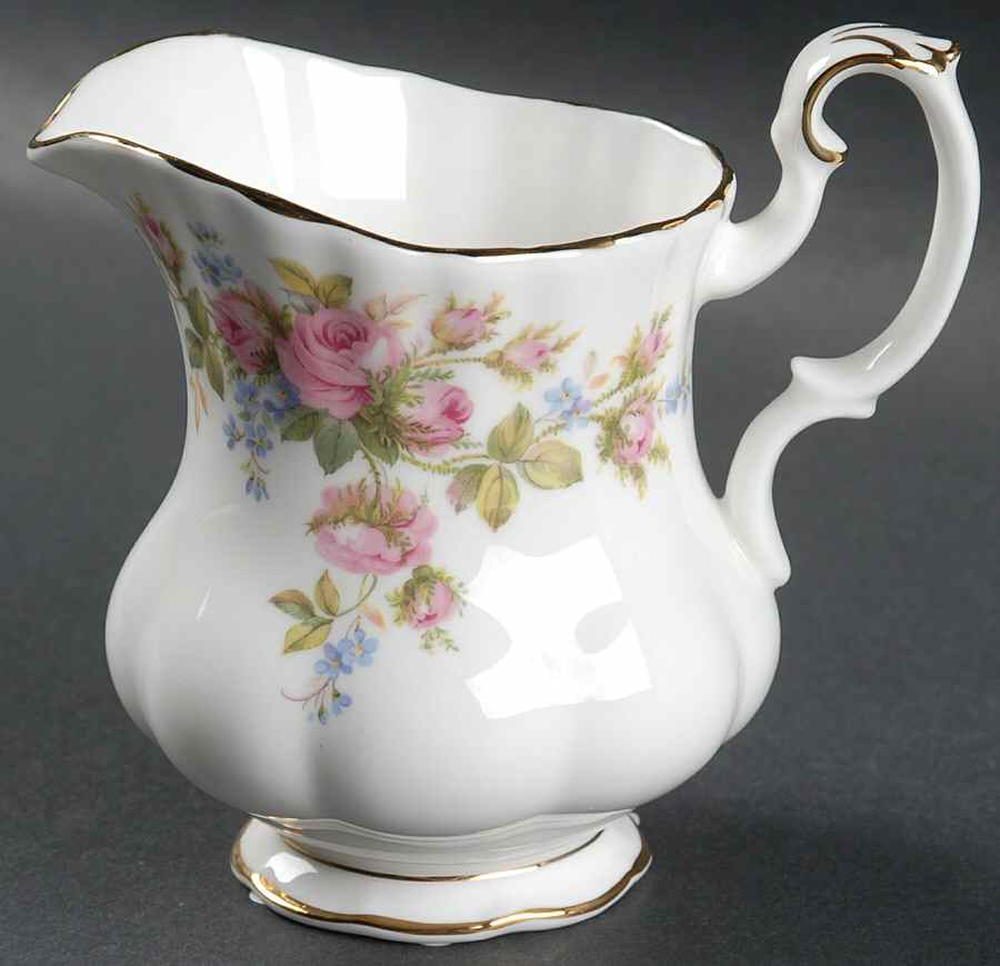Moss Rose (Hampton, New) Creamer by Royal Albert-1