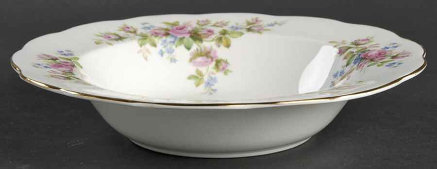 Moss Rose (Hampton, New) Rim Soup Bowl by Royal Albert-1