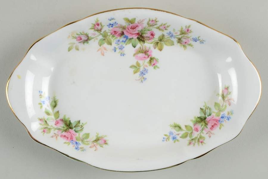 Moss Rose (Hampton, New) Tray for Mini Creamer & Open Sugar by Royal Albert-1