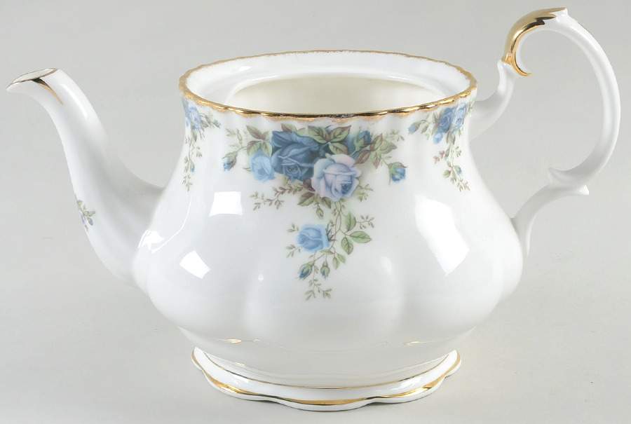 Moonlight Rose Teapot No Lid by Royal Albert-1