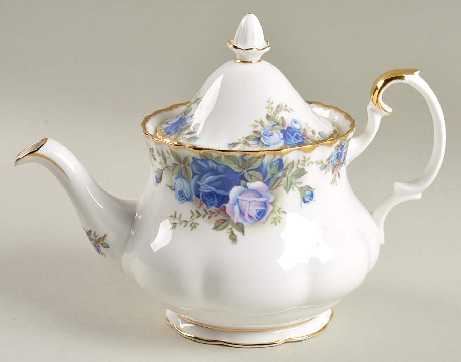 Moonlight Rose Mini Teapot & Lid by Royal Albert-1