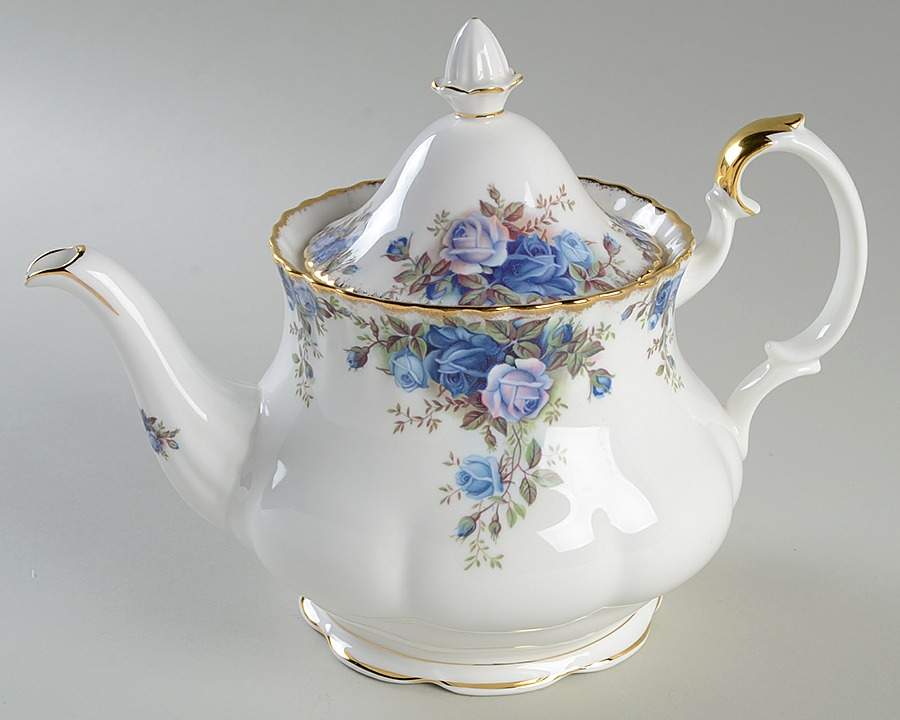Moonlight Rose Teapot & Lid by Royal Albert-1
