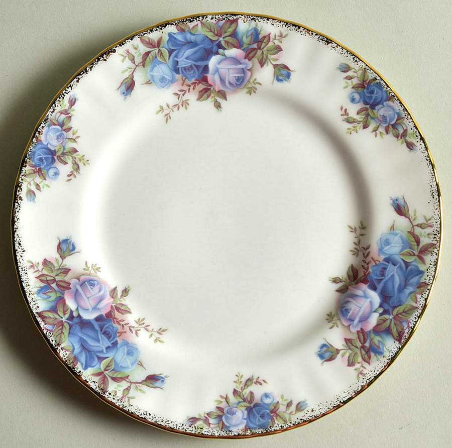 Moonlight Rose Salad Plate by Royal Albert-1