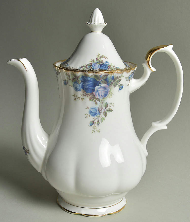 Moonlight Rose Coffee Pot & Lid by Royal Albert-1
