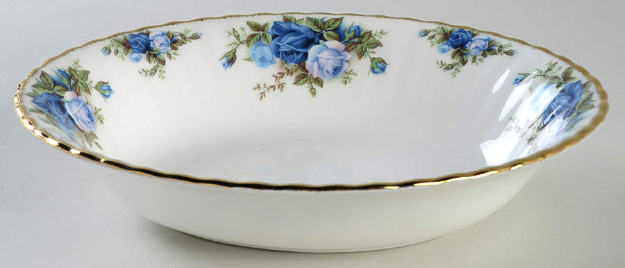 Moonlight Rose 9" Oval Vegetable Bowl by Royal Albert-1