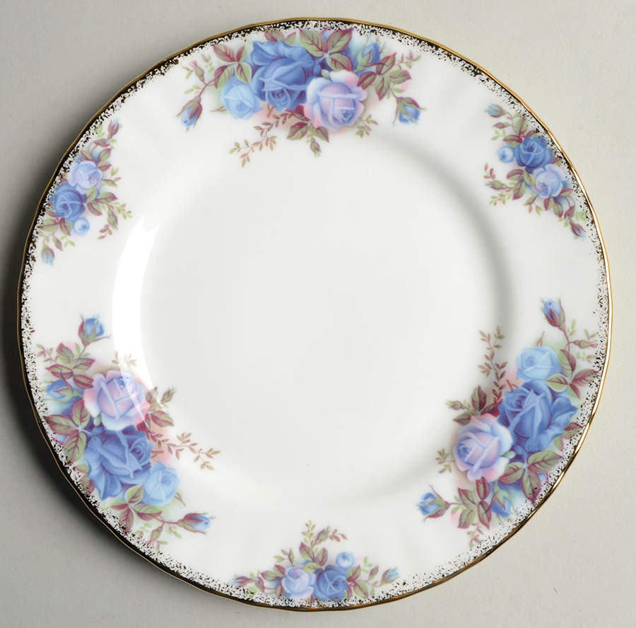 Moonlight Rose Dessert/Pie Plate by Royal Albert-1