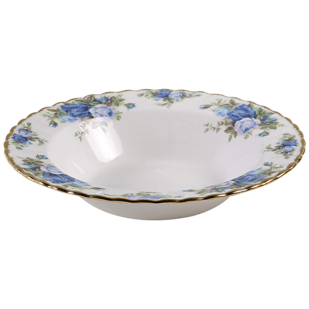 Moonlight Rose Rim Soup Bowl by Royal Albert-1