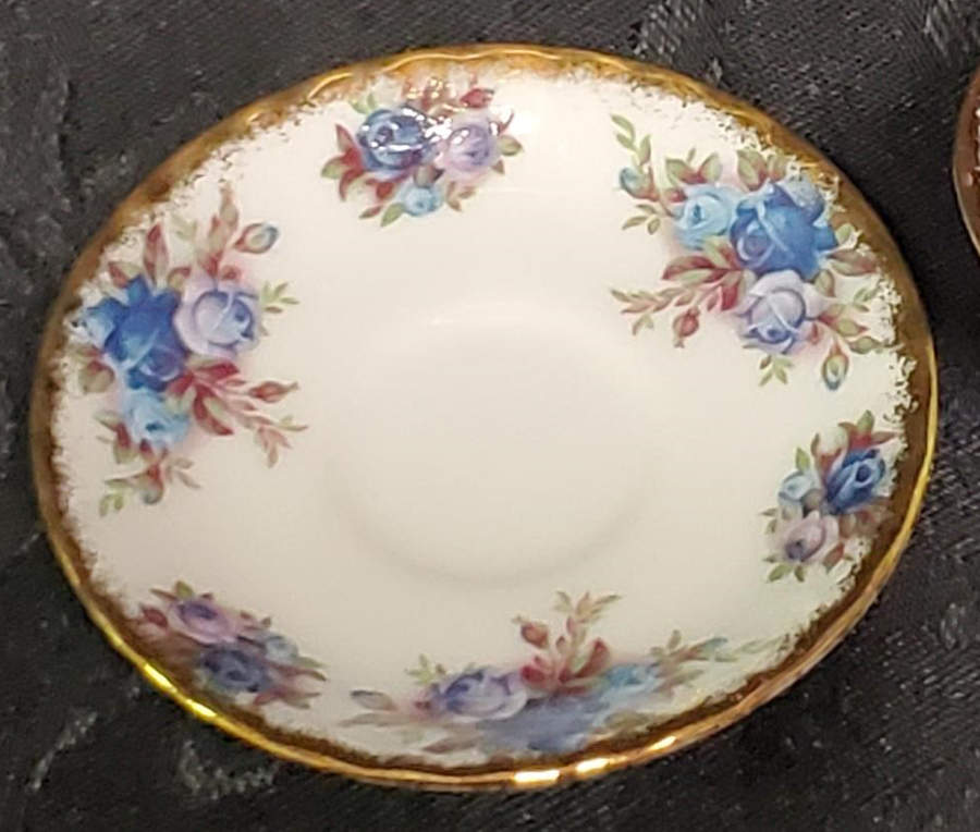 Moonlight Rose Saucer for Flat Toy Cup by Royal Albert-1