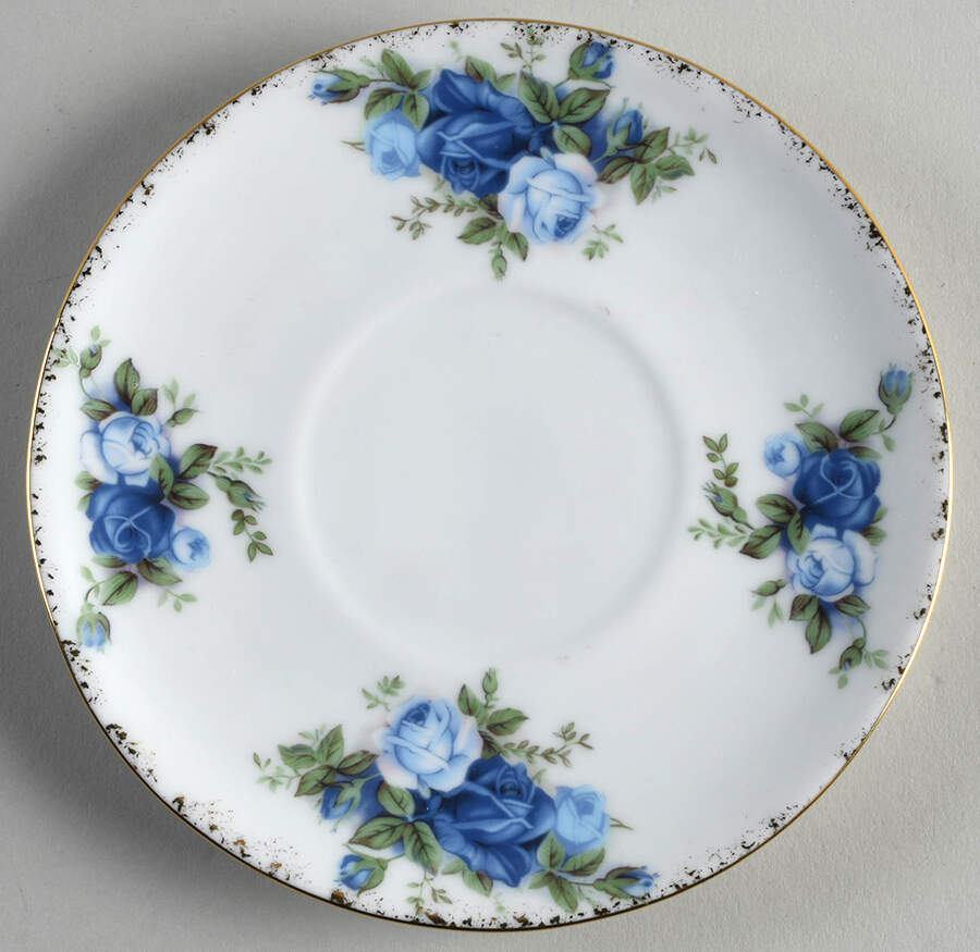 Moonlight Rose Saucer for Individual Teapot & Lid w/Cup & Saucer by Royal Albert-1