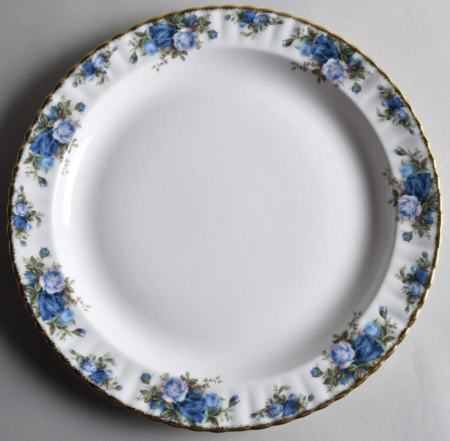 Moonlight Rose 13" Chop Plate (Round Platter) by Royal Albert-1