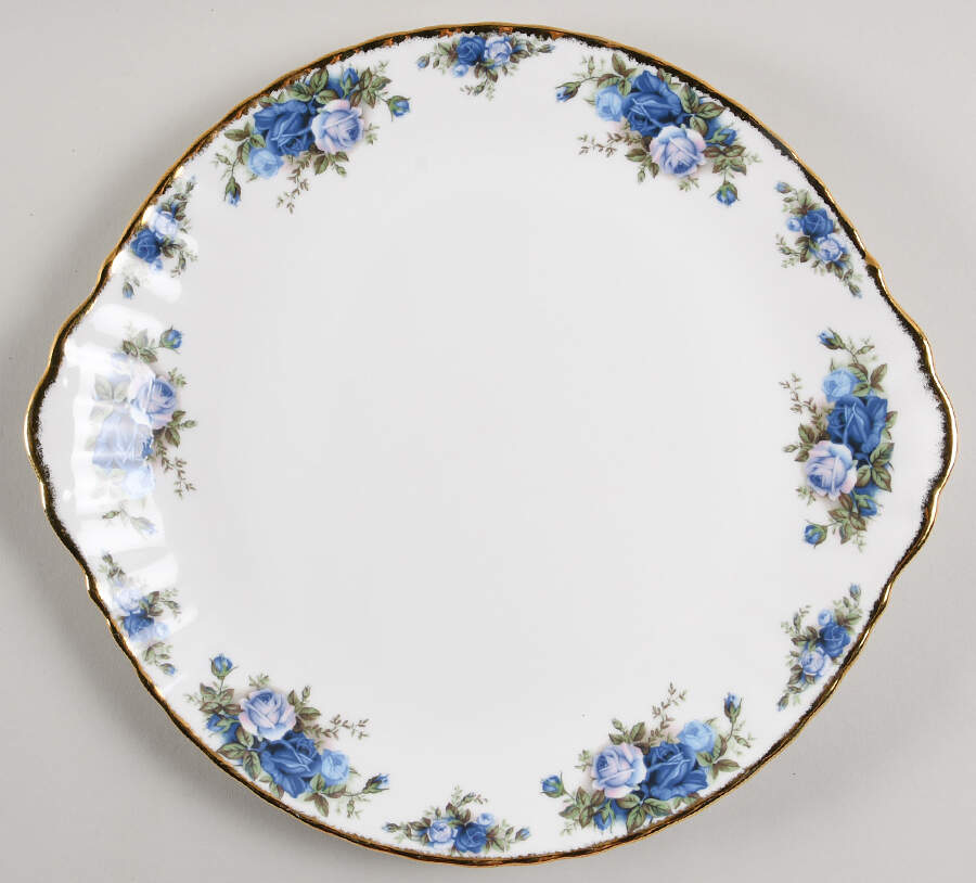 Moonlight Rose Handled Cake Plate by Royal Albert-1