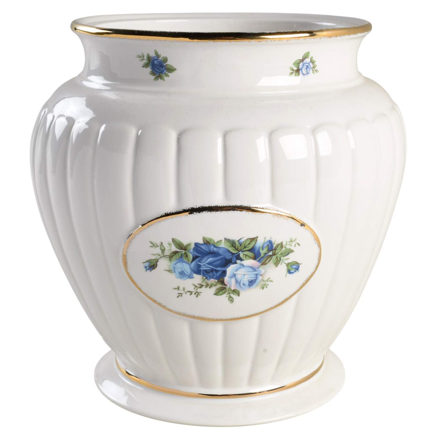 Moonlight Rose Cookie Jar No Lid by Royal Albert-1