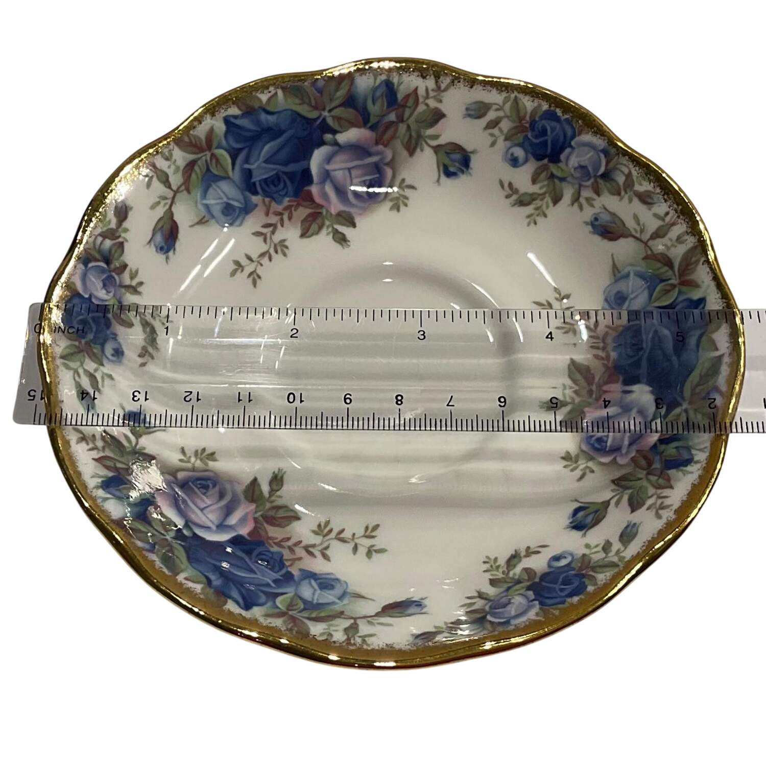 Moonlight Rose Saucer for Footed Cup by Royal Albert-1