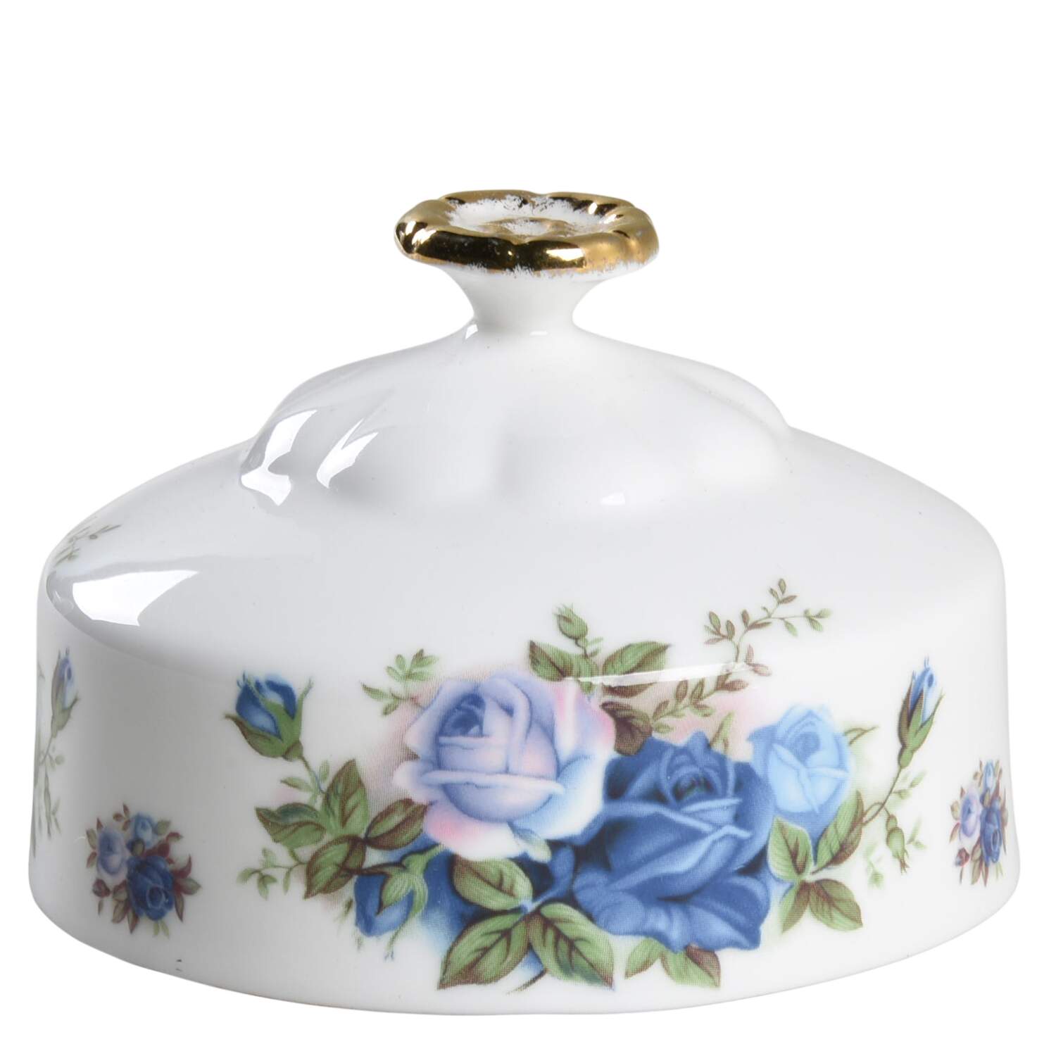 Moonlight Rose Lid for Round Butter by Royal Albert-1