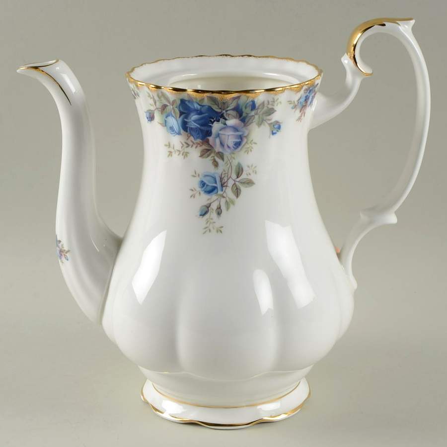 Moonlight Rose Coffee Pot No Lid by Royal Albert-1