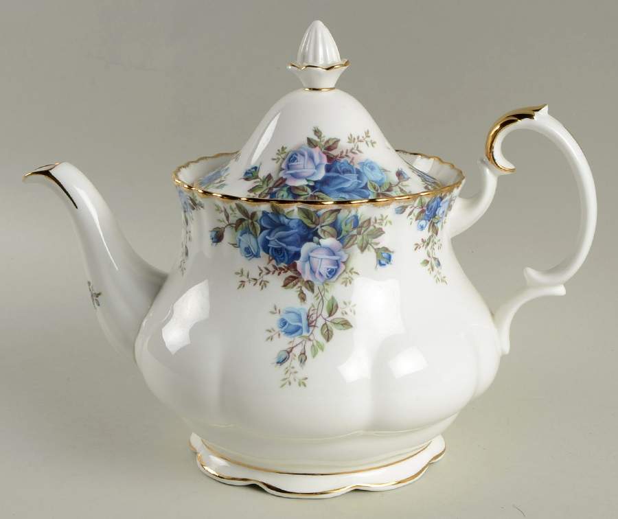 Moonlight Rose Teapot & Lid by Royal Albert-1