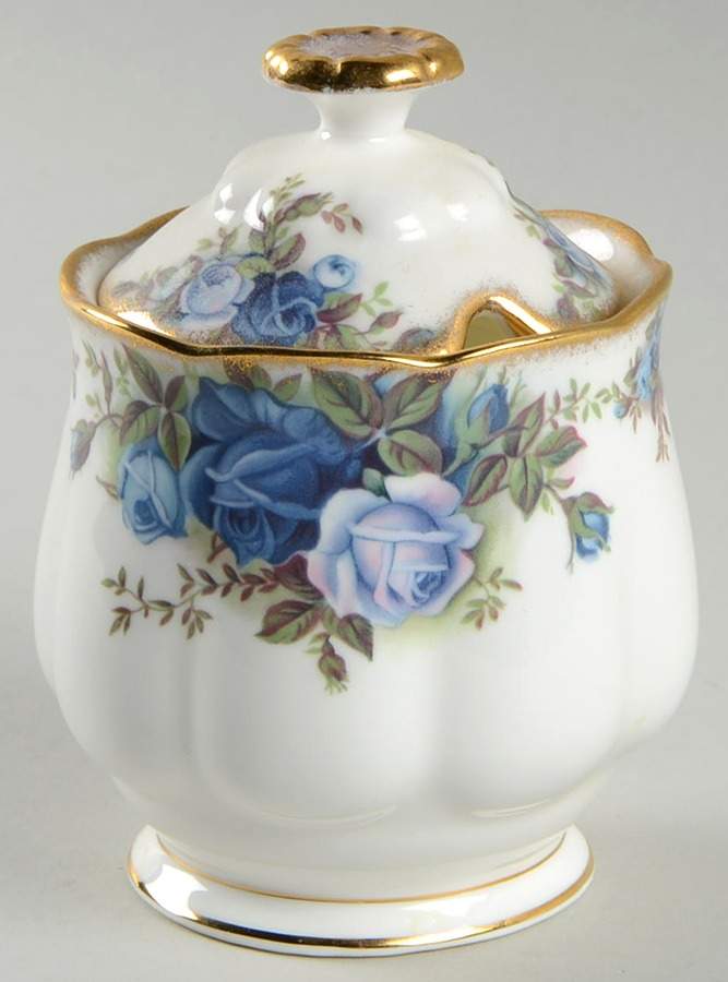 Moonlight Rose Jam/Jelly & Lid by Royal Albert-1