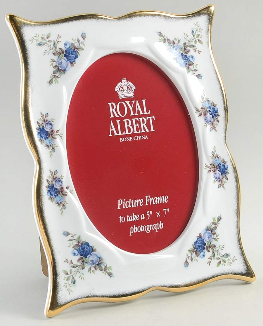 Moonlight Rose Frame-Holds 5" X 7" by Royal Albert-1