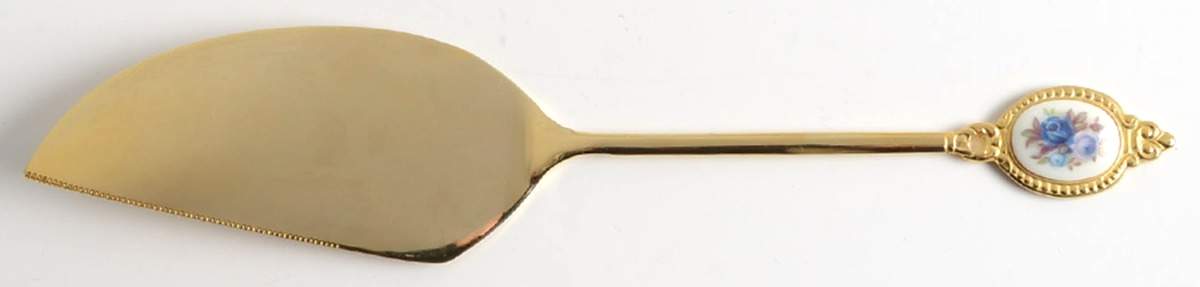 Moonlight Rose Pie Server with Stainless Blade by Royal Albert-1