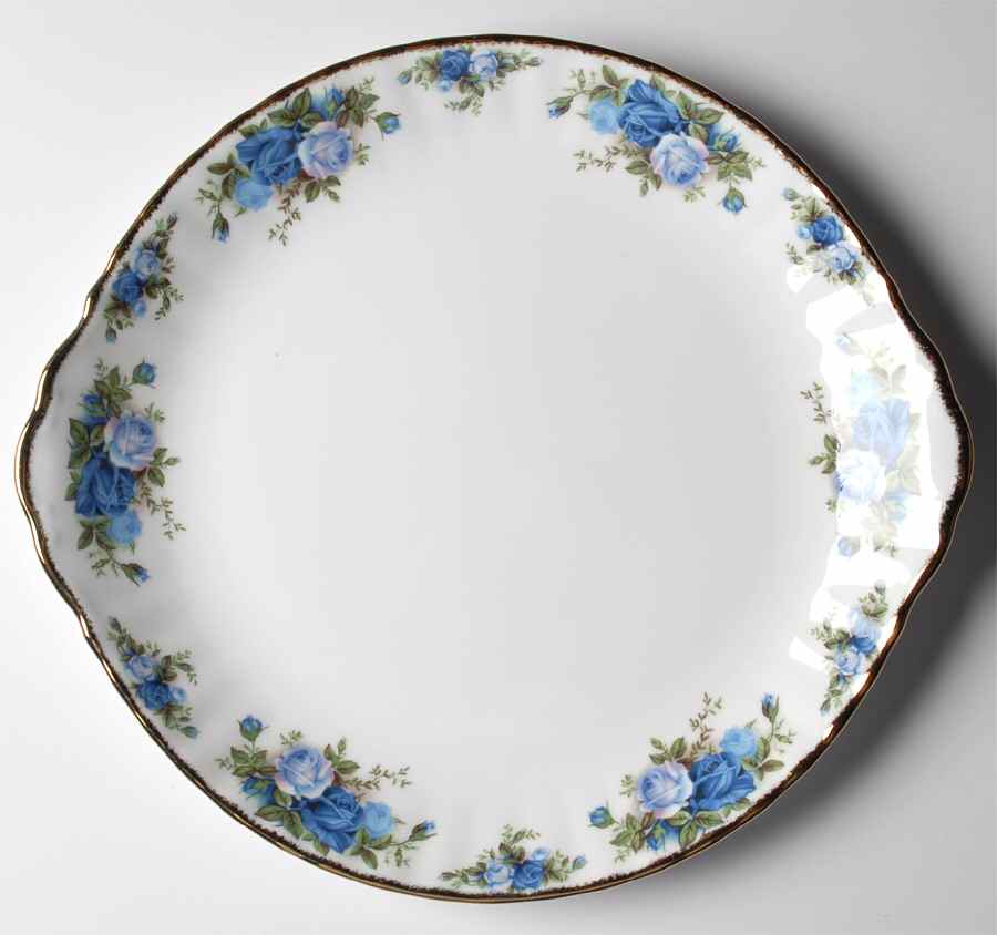 Moonlight Rose Handled Cake Plate by Royal Albert-1
