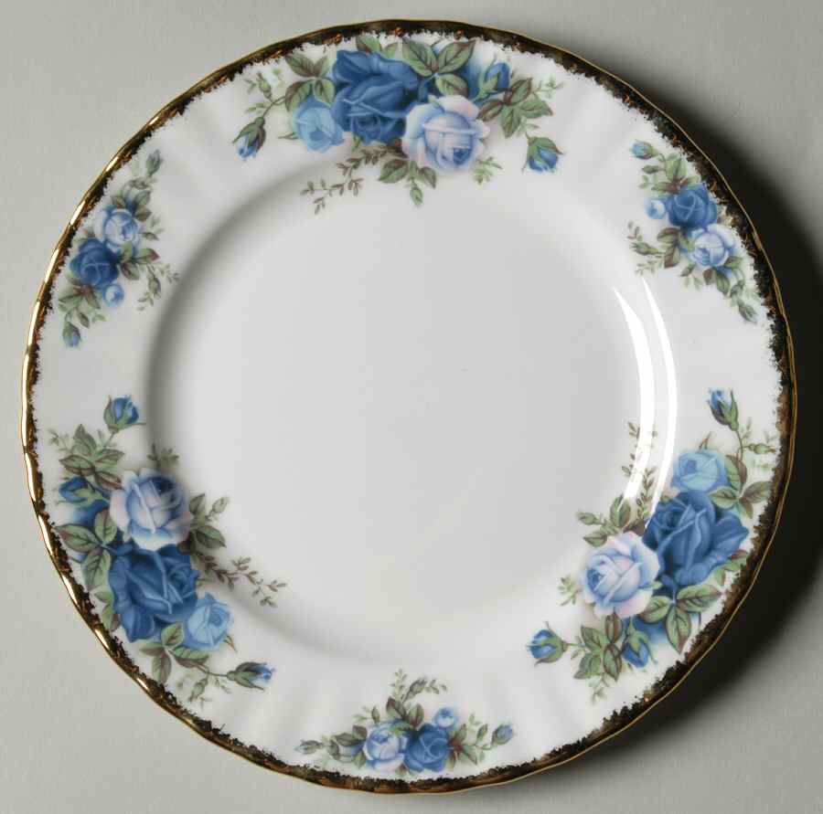 Moonlight Rose Dessert/Pie Plate by Royal Albert-1