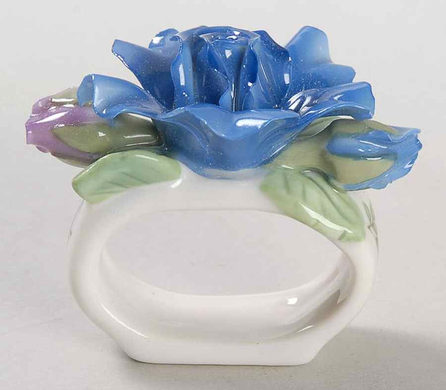 Moonlight Rose Sculpted Napkin Ring by Royal Albert-1