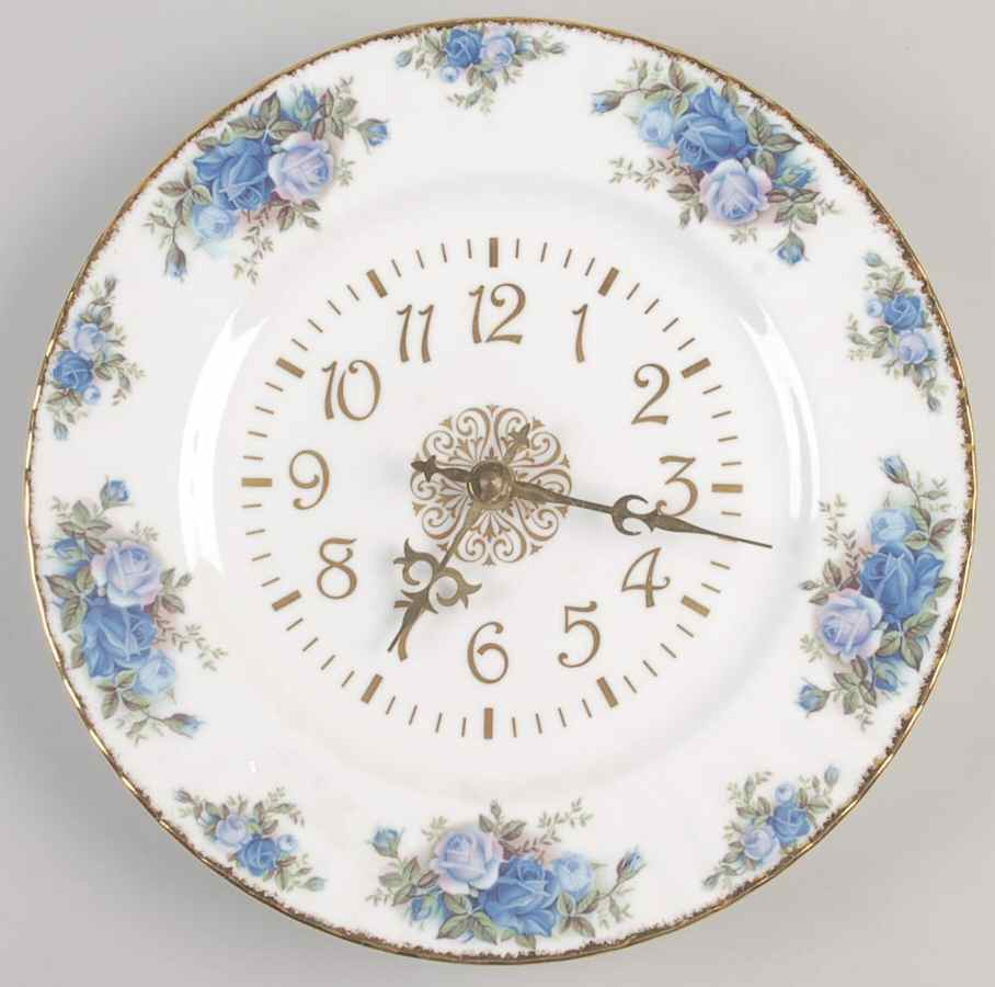 Moonlight Rose Clock Plate by Royal Albert-1