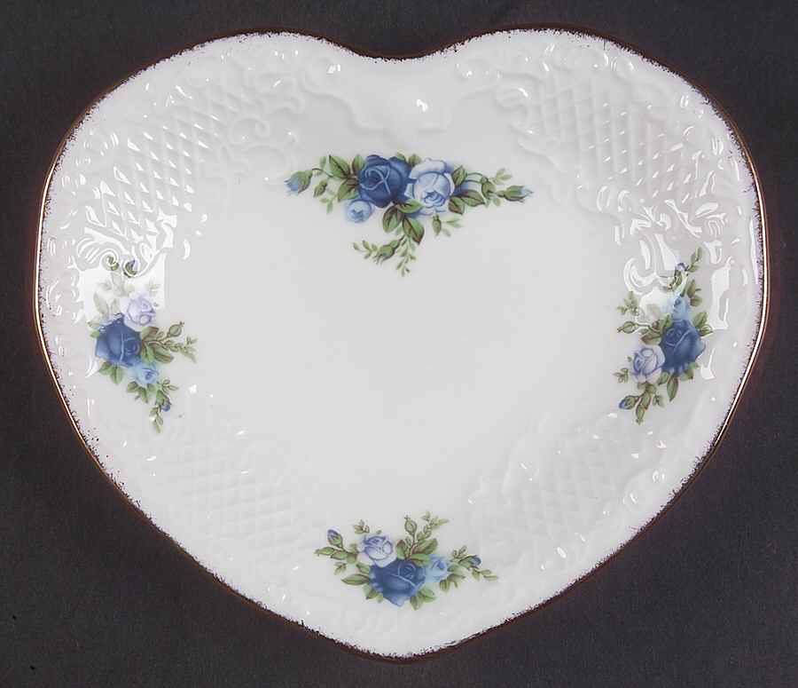 Moonlight Rose Heart Shaped Dish by Royal Albert-1
