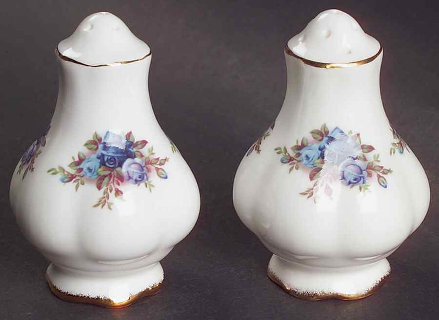 Moonlight Rose Salt & Pepper Set by Royal Albert-1
